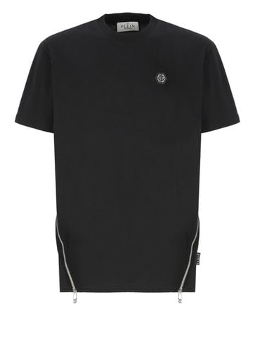 Quilter T-shirt With Hexagon Logo - Philipp Plein - Modalova