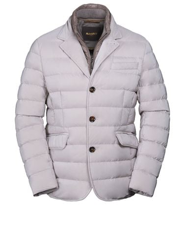 Mens Quilted Straight Line Down Jacket - Moorer - Modalova