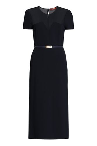 Asturie Midi Dress With Belt - Max Mara Studio - Modalova