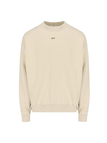 Off-White Logo Crewneck Sweatshirt - Off-White - Modalova