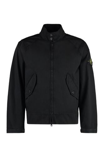 Stone Island Zippered Cotton Jacket - Stone Island - Modalova