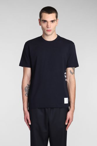 Thom Browne T-shirt In Blue Wool - Thom Browne - Modalova