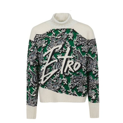 Etro Ribbed Turtleneck Knit Sweater - Etro - Modalova