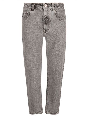 Button Fitted Jeans - Brunello Cucinelli - Modalova