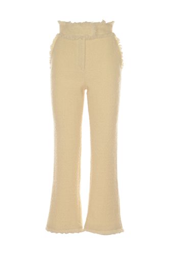 Fringe Trimmed High-waist Trousers - Alberta Ferretti - Modalova