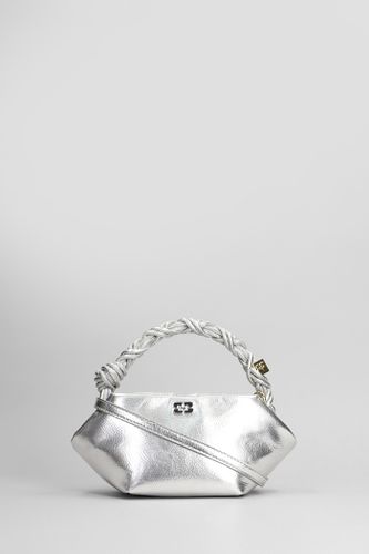 Bou Bag Mini Metal Shoulder Bag In Leather - Ganni - Modalova