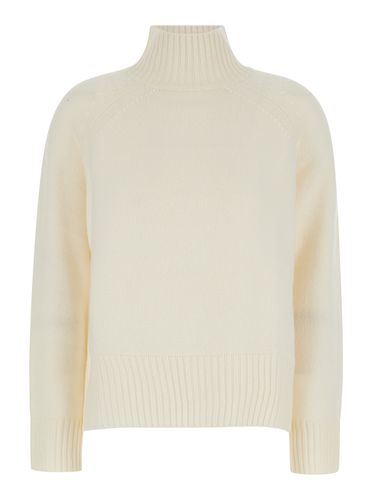 High Neck Sweater In Wool And Cashmere Woman - Allude - Modalova