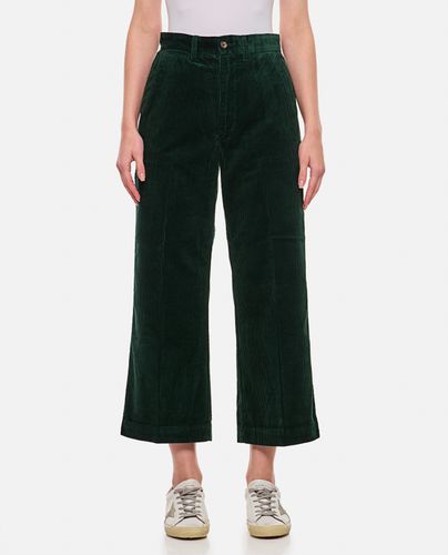 Flat Front Cropped Pants - Polo Ralph Lauren - Modalova