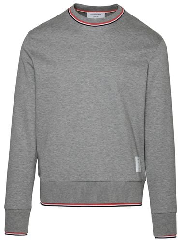 Thom Browne Gray Cotton Sweatshirt - Thom Browne - Modalova