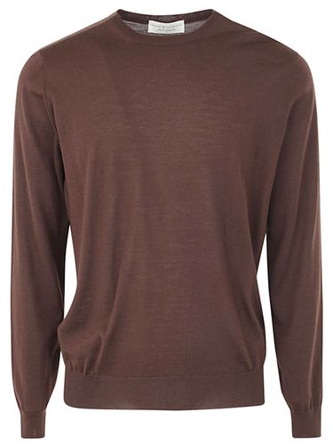 Royal Merino Long Sleeves Crew Neck Sweater - Filippo De Laurentiis - Modalova