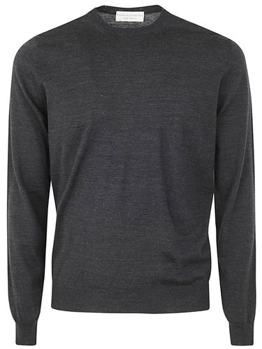 Royal Merino Long Sleeves Crew Neck Sweater - Filippo De Laurentiis - Modalova