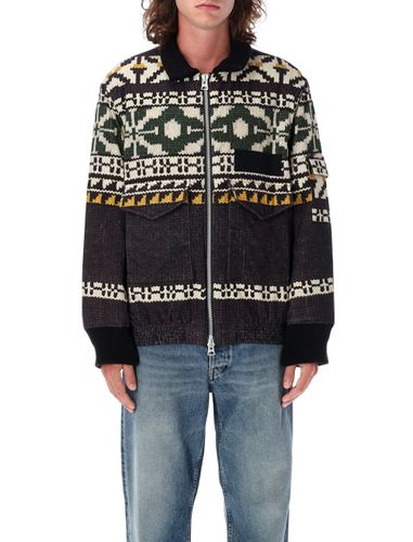 Sacai Pattern Knit Jacket - Sacai - Modalova