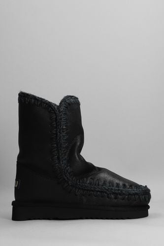 Eskimo 24 Low Heels Ankle Boots In Leather - Mou - Modalova