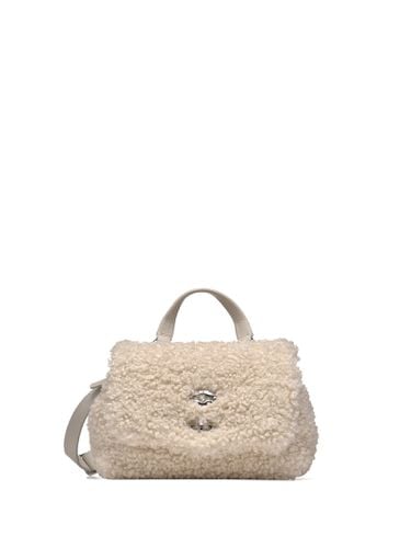 Dolly Baby White Teddy Postina Bag With Shoulder Strap - Zanellato - Modalova