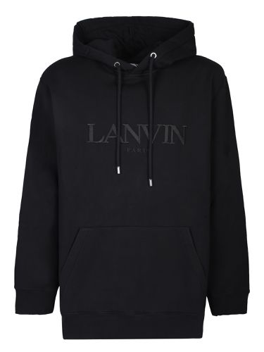 Lanvin Black Cotton Sweatshirt - Lanvin - Modalova