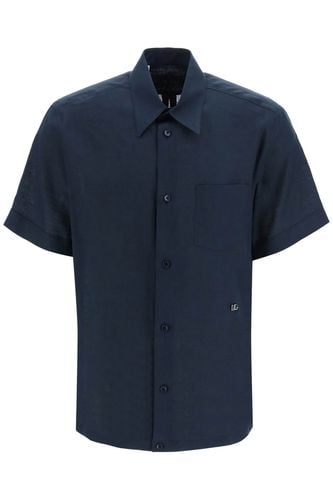 Logo Plaque Plain Formal Shirt - Dolce & Gabbana - Modalova