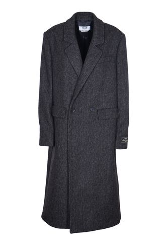 MSGM Double-buttoned Wrap Coat - MSGM - Modalova