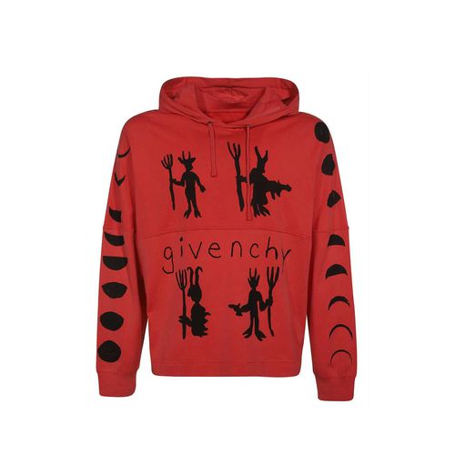 Givenchy Cotton Hooded Sweatshirt - Givenchy - Modalova