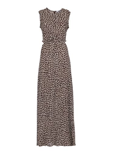 MSGM Sleeveless Printed Long Dress - MSGM - Modalova