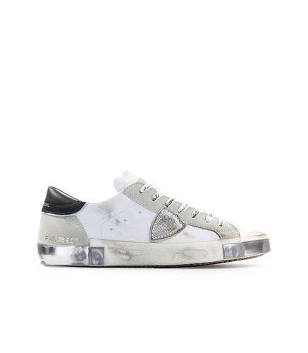 White Silver Prsx Foxy Laminé Sneaker - Philippe Model - Modalova