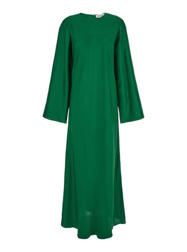 Minimal Wide Sleeved Silk Dress - Róhe - Modalova