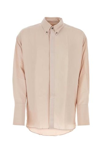 Antiqued Pink Acetate Blend Oversize Shirt - Ami Alexandre Mattiussi - Modalova