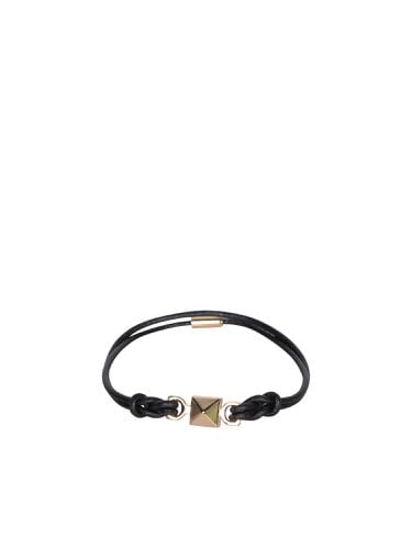 Garavani Rockstud Logo Engraved Bracelet - Valentino - Modalova