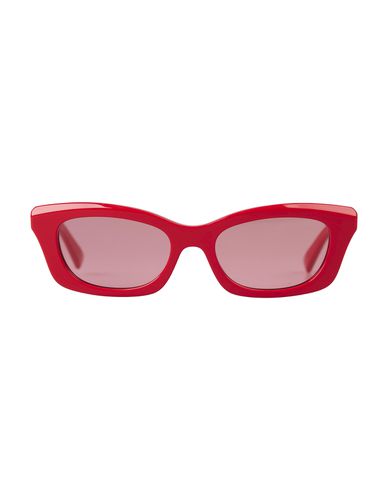 Geometric Sunglasses With Mcqueen Logo In /pink - Alexander McQueen - Modalova