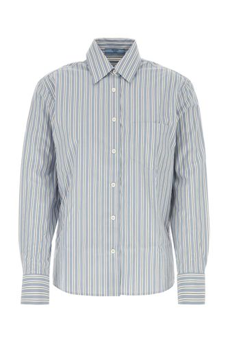 Prada Embroidered Poplin Shirt - Prada - Modalova