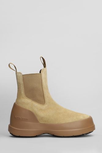 Mb Luna Chelsea Ankle Boots In Leather Color Suede - Moon Boot - Modalova