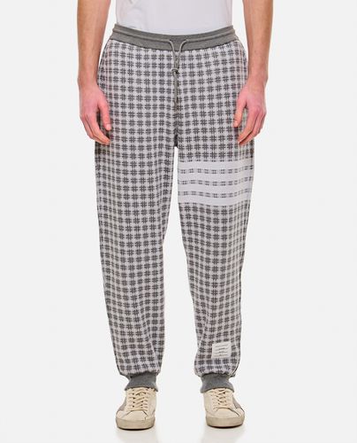 Check 4 Bar Cotton Sweatpants - Thom Browne - Modalova