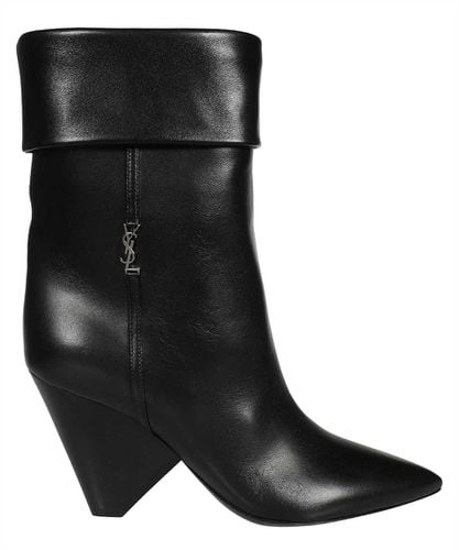 Saint Laurent Leather Ankle Boots - Saint Laurent - Modalova