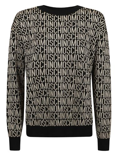 Moschino Logo Knit Monogram Sweater - Moschino - Modalova