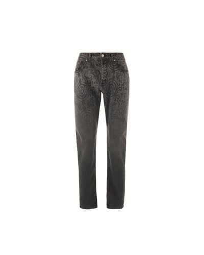 Regular Jeans With Allover Pattern - John Richmond - Modalova