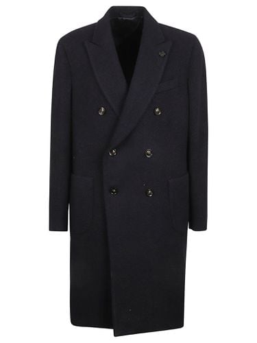 Lardini Double-breast Plain Coat - Lardini - Modalova