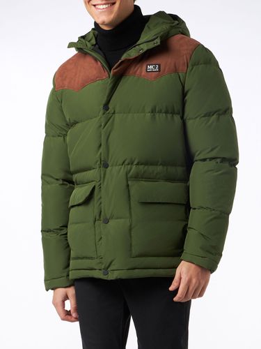 Man Hooded Down Military Jacket - MC2 Saint Barth - Modalova