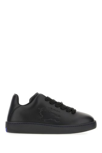 Burberry Black Leather Sneakers - Burberry - Modalova