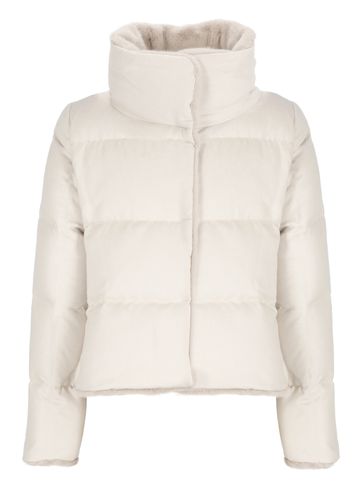 Herno Cashmere And Silk Down Jacket - Herno - Modalova