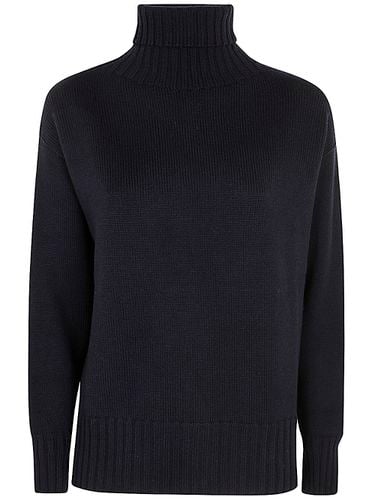 Long Sleeves Turtle Neck Oversized Sweater - Drumohr - Modalova