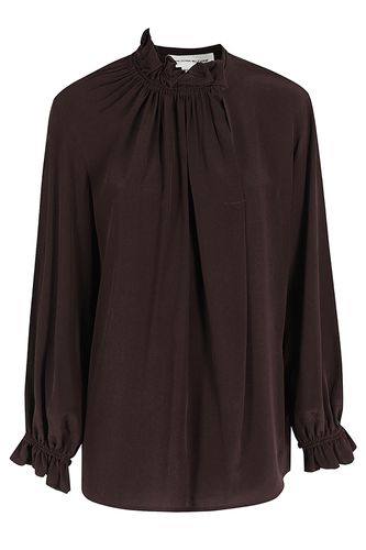 Victoria Beckham Ruffle Neck Blouse - Victoria Beckham - Modalova