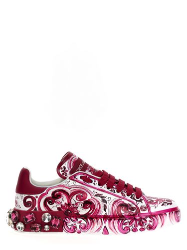 Portofino Leather Sneakers - Dolce & Gabbana - Modalova