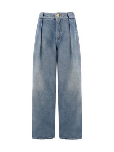 Balmain Pleated Jeans - Balmain - Modalova