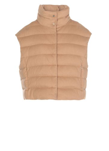 Herno Camel Vest - Herno - Modalova