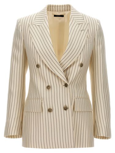 Striped Double-breasted Blazer - Tom Ford - Modalova