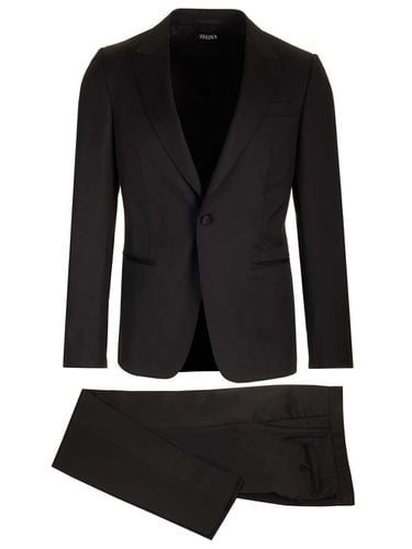 Solid Wool And Mohair Tailored Evening Suit - Zegna - Modalova