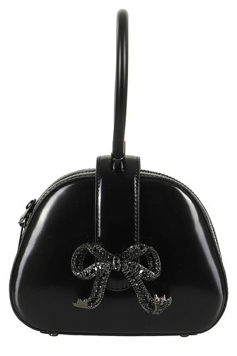 Leather Top Handle Mini Bag - self-portrait - Modalova