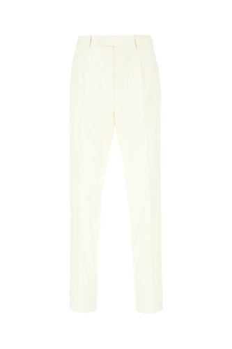 Zegna Cream Wool Pants - Zegna - Modalova