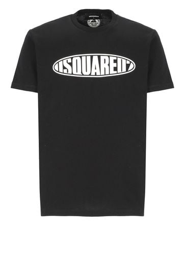 Dsquared2 Printed Cotton T-shirt - Dsquared2 - Modalova