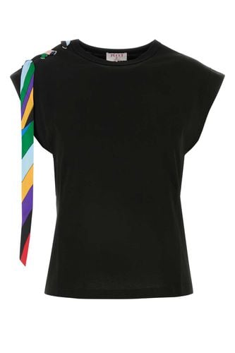 Pucci Black Cotton T-shirt - Pucci - Modalova