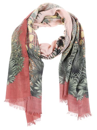 Henri Rousseau Printed Frayed-edge Scarf - Etro - Modalova